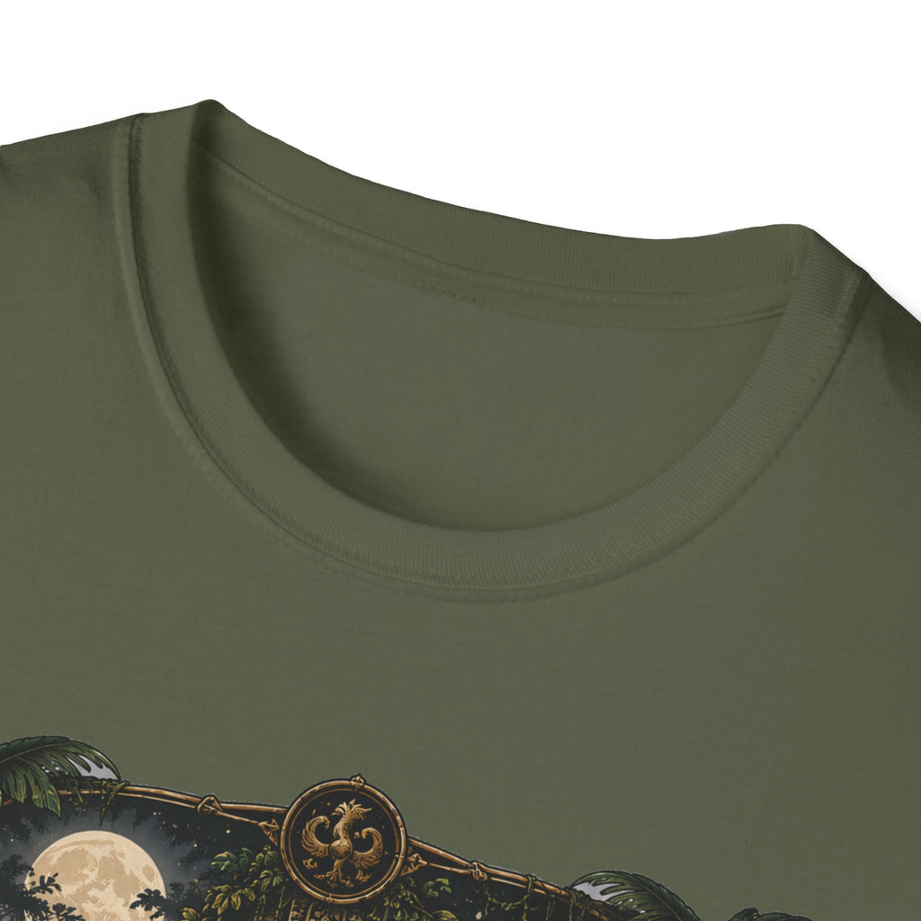 Keeper of Secrets Ayam Cemani T-Shirt — Jungle Temple Rooster Graphic Tee