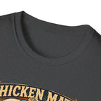 The Only Addiction That Lays Breakfast T-Shirt — Chicken Math Graphic Tee