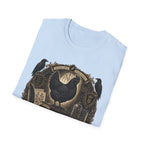 The Black Feather Society Ayam Cemani T-Shirt — Vintage Emblem Rooster Tee