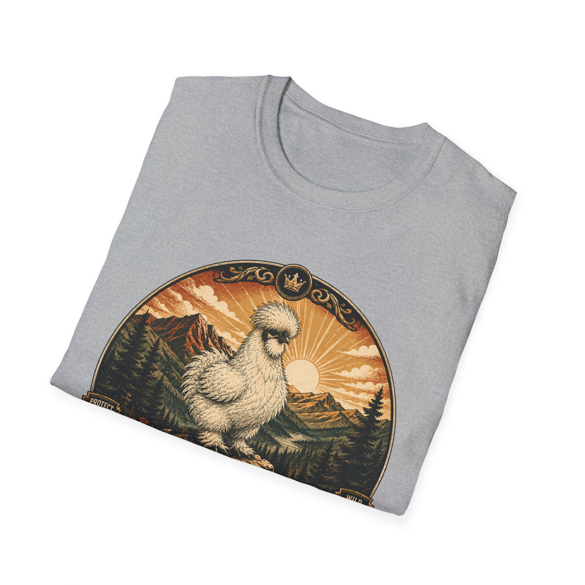 Fluff Range National Park Silkie T-Shirt — Vintage Park Badge Tee