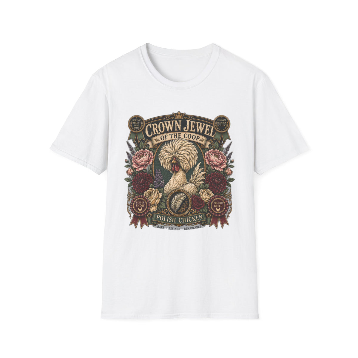 Crown Jewel of the Coop Polish Chicken T-shirt, photo 2
