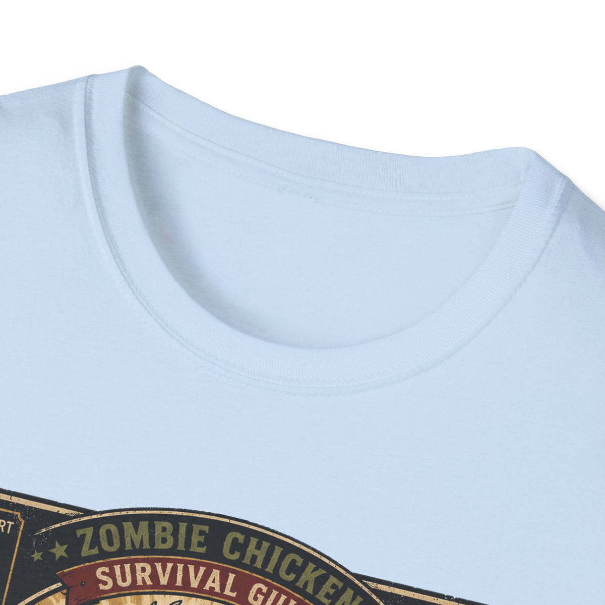 Zombie Chicken Survival Guide T-Shirt — Funny Flock Apocalypse Tee
