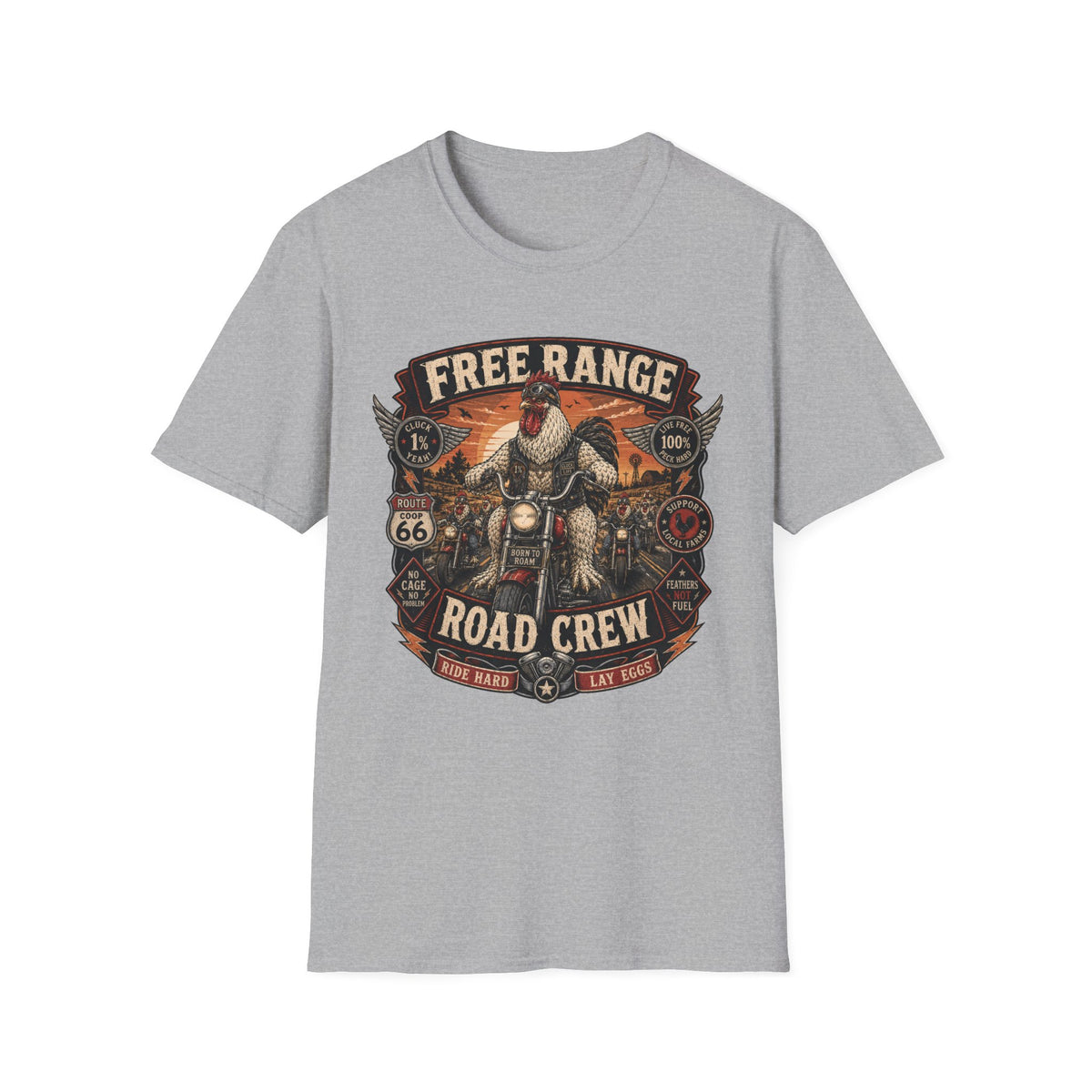 Free Range Road Crew Brahma T-shirt, photo 3