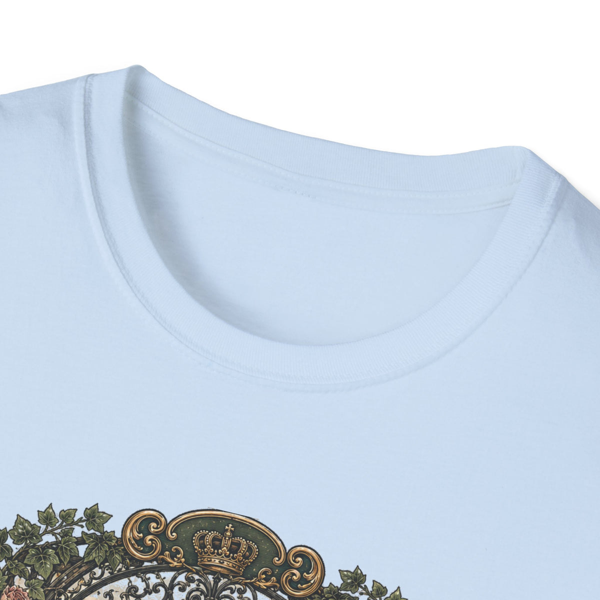 Queen of the Feathered Garden Cochin T-Shirt — Elegant Victorian Hen Tee