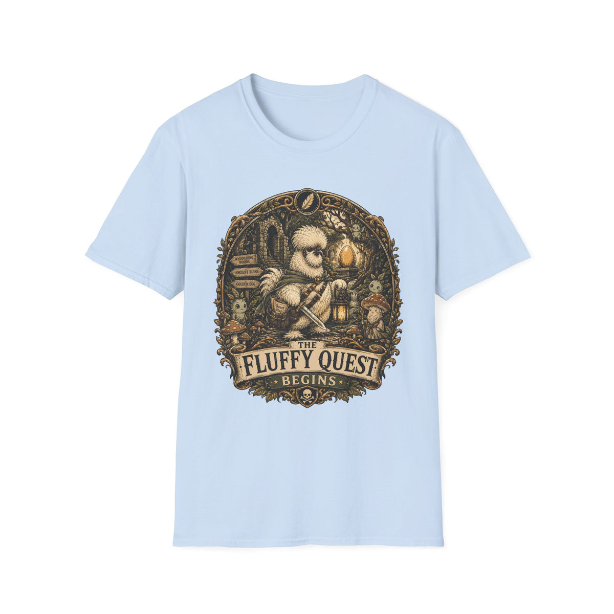 Quest for the Golden Egg Silkie T-shirt, photo 8