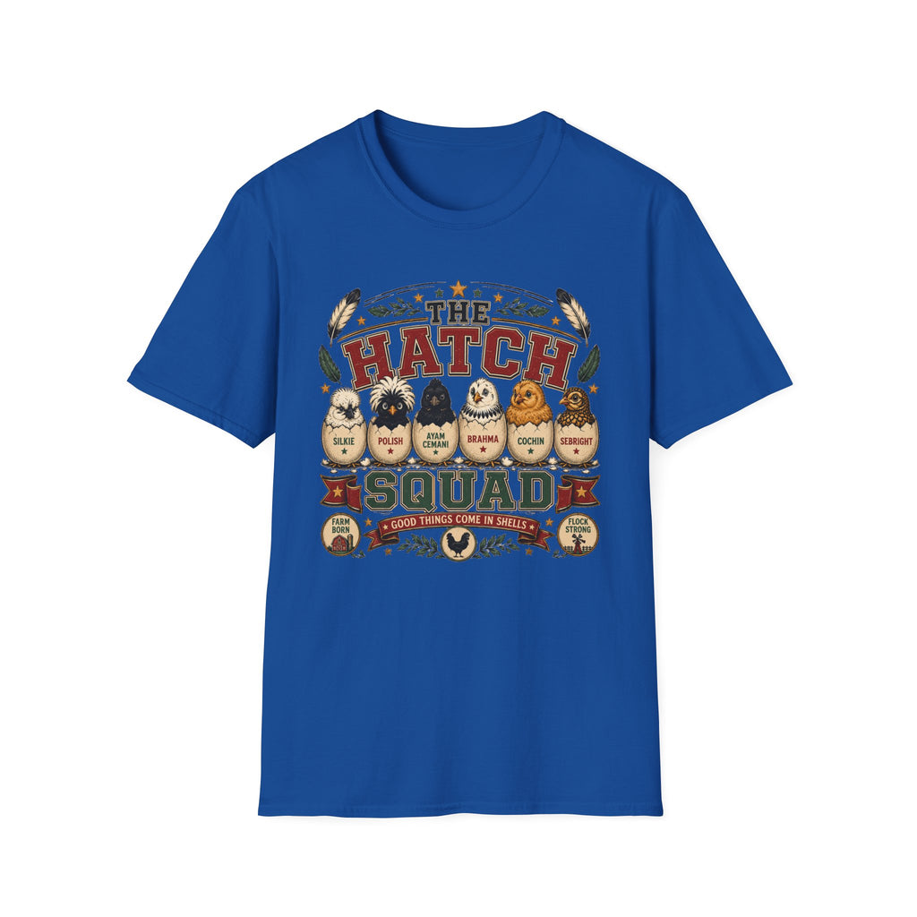 The Hatch Squad Farm Team T-Shirt — Good Things Come In Shells Tee
