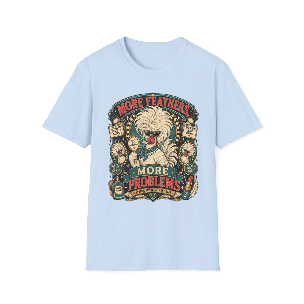 More Feathers, More Problems Polish Chicken T-shirt, photo 4