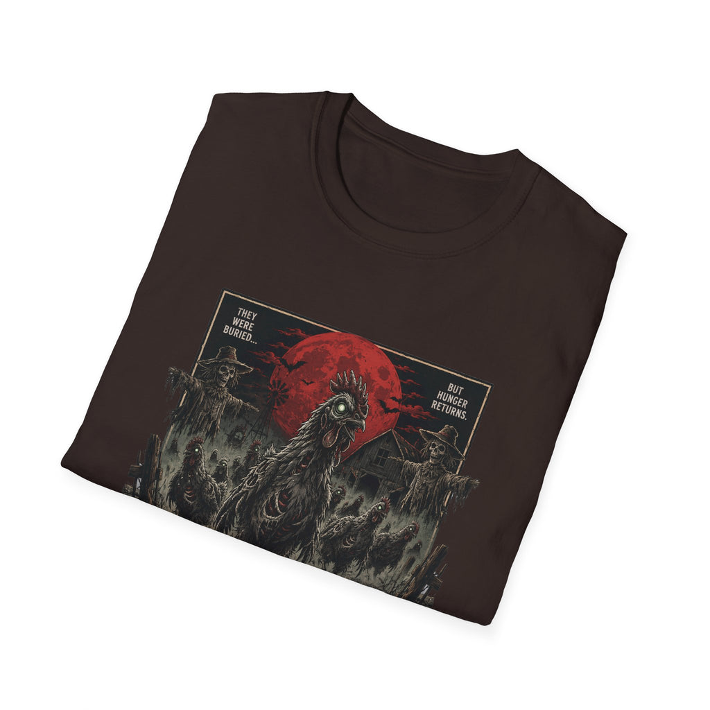 Rise of the Undead Poultry T-Shirt — Zombie Chicken Uprising Tee
