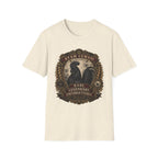 Ayam Cemani Heritage Badge T-Shirt — Rare All-Black Rooster Graphic Tee