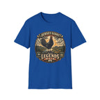 Jersey Giant Heritage Badge T-Shirt — America's Largest Breed Rooster Tee