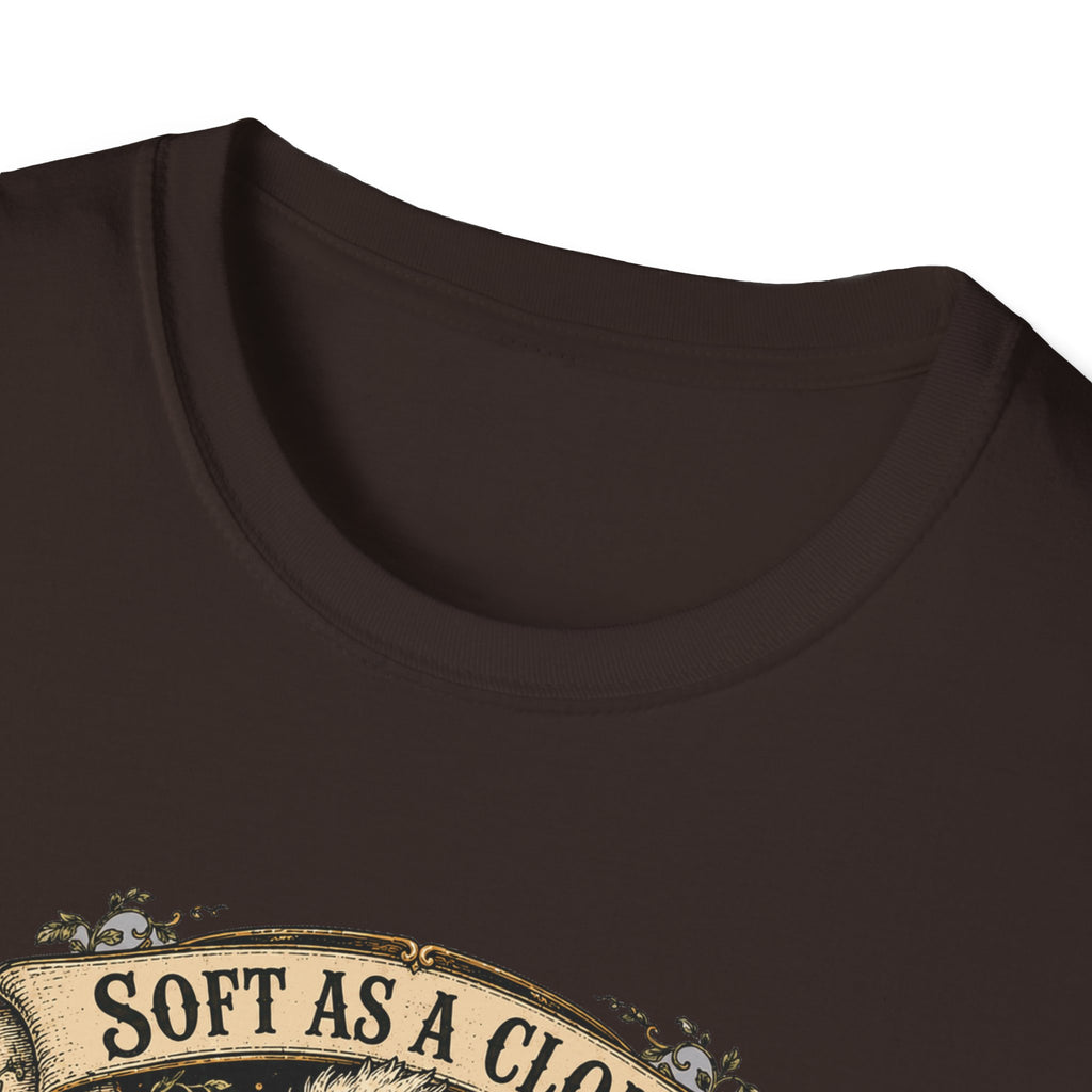 Soft as a Cloud Silkie T-Shirt — Floral Wreath Hen Tee