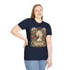 Crowned by Nature Polish Chicken T-Shirt — Vintage Botanical Hen Tee