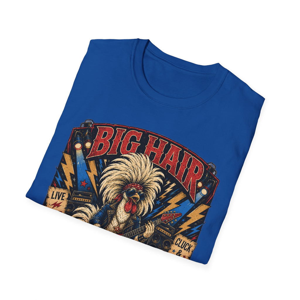 Big Hair Rock Star Concert Polish Chicken T-Shirt