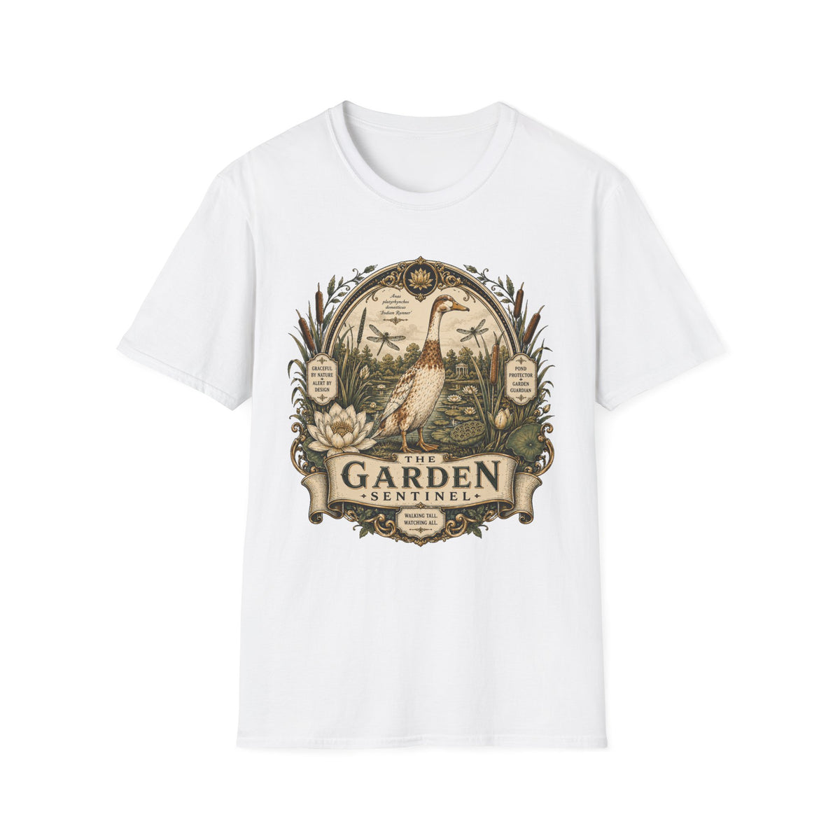 The Garden Sentinel Indian Runner T-shirt, photo 2