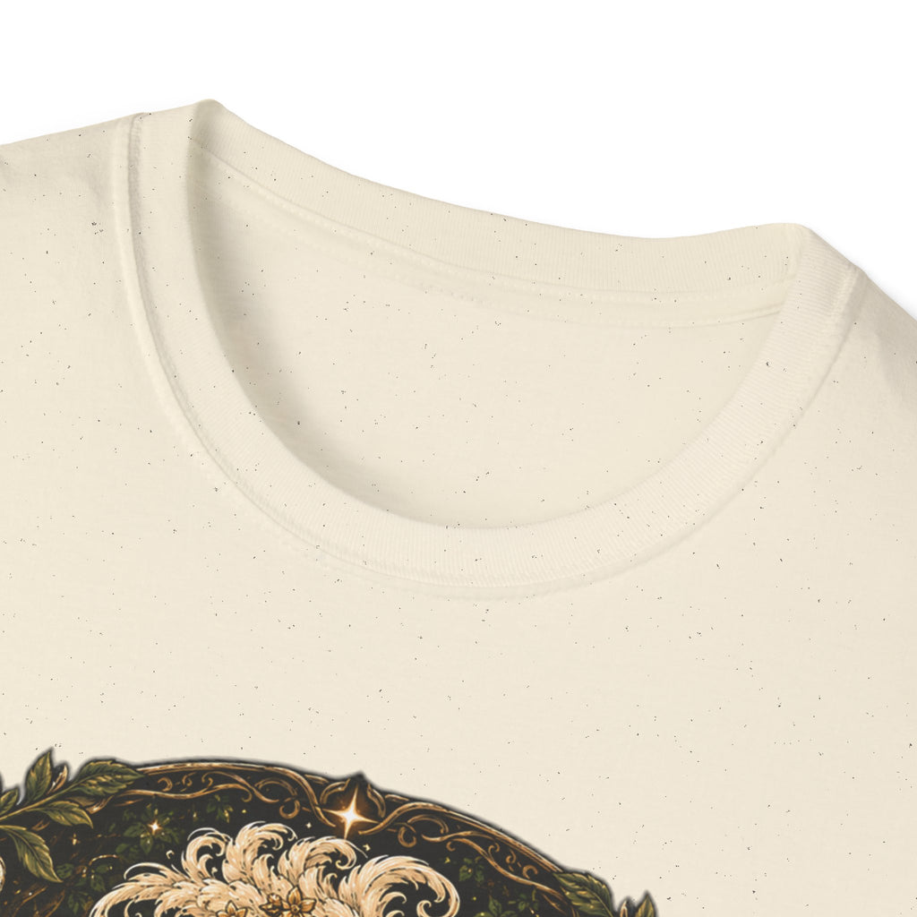 Guardian of the Hidden Grove Polish Chicken T-Shirt — Enchanted Forest Flock Tee