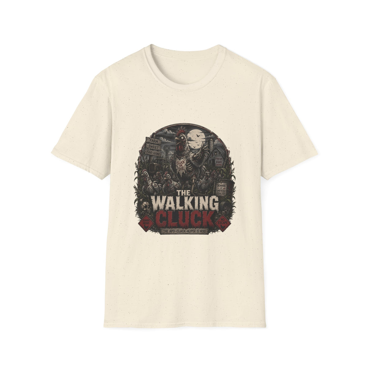 The Walking Cluck Zombie Chicken T-shirt, photo 5