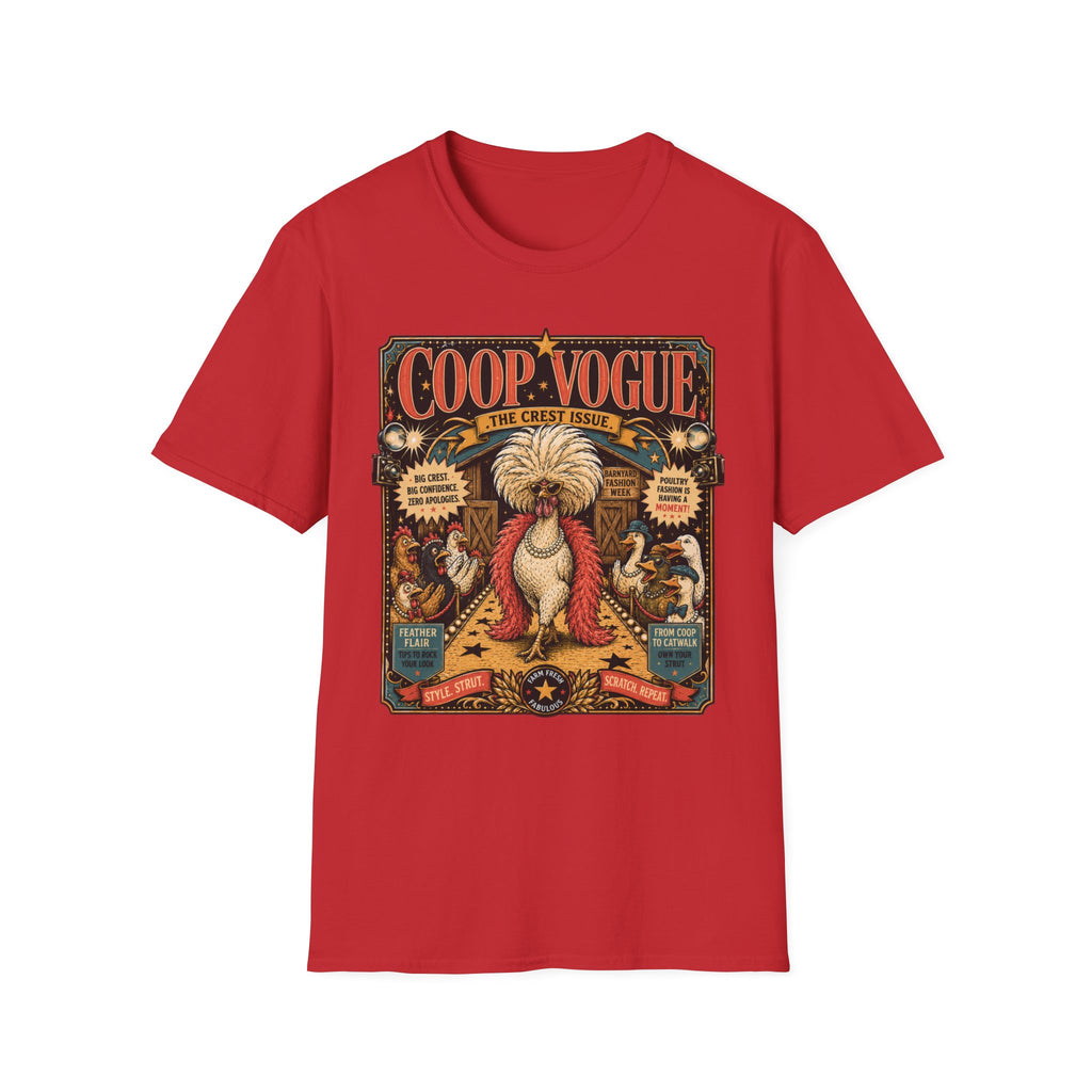 Coop Vogue Barnyard Fashion Week Polish Chicken T-Shirt