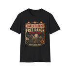 Zombie Chicken Crossing at Night T-Shirt — Spooky Halloween Poultry Tee