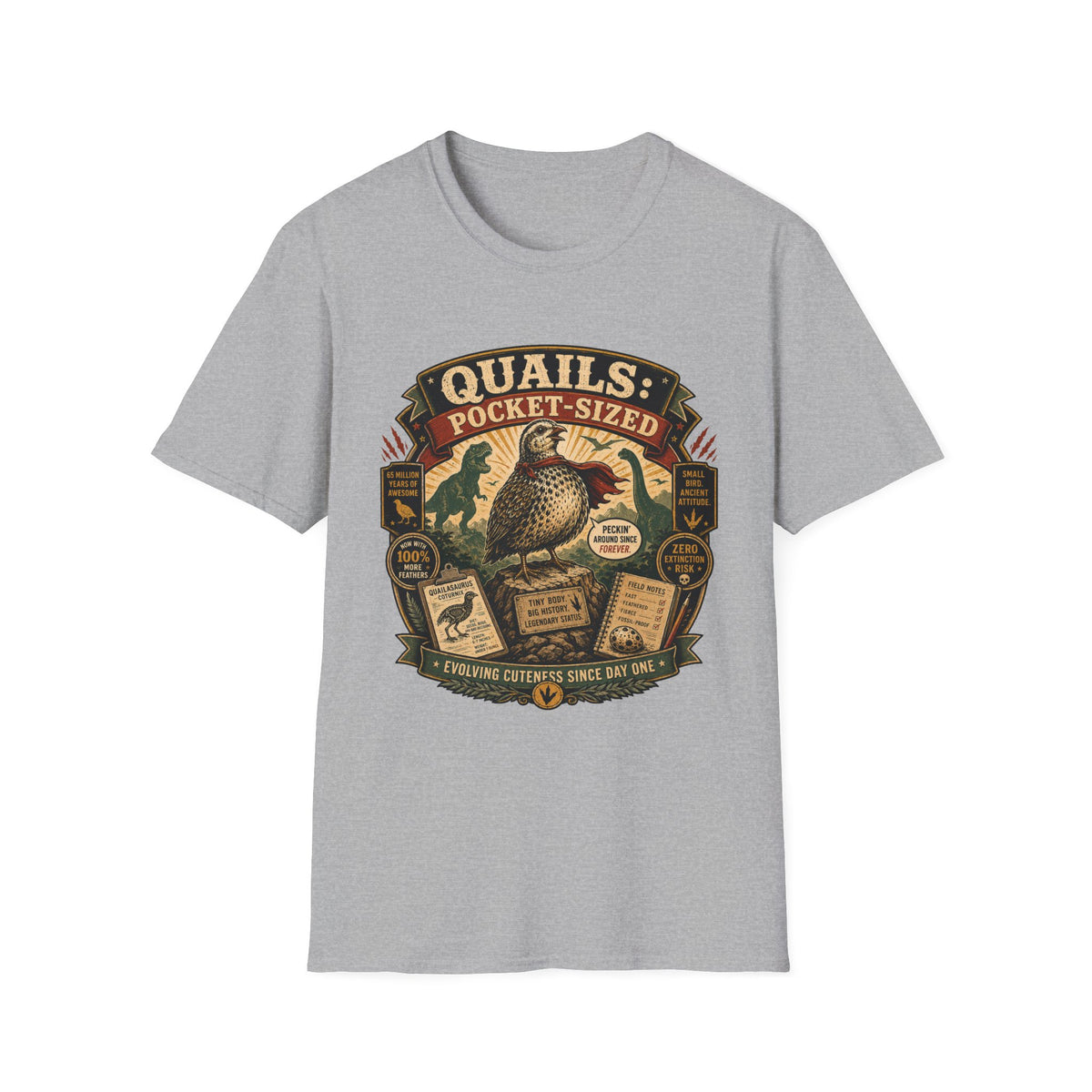 Quailasaurus T-shirt, photo 4