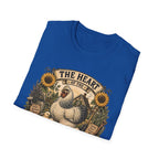 The Heart of the Homestead Brahma T-Shirt — Hen & Chicks Farmhouse Graphic Tee