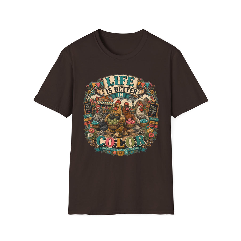 Colorful Farm Festival Easter Egger T-shirt, photo 4