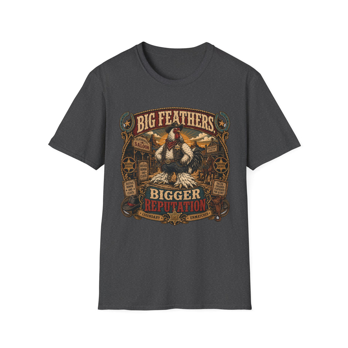 Big Feathers, Bigger Reputation Brahma T-shirt, photo 7