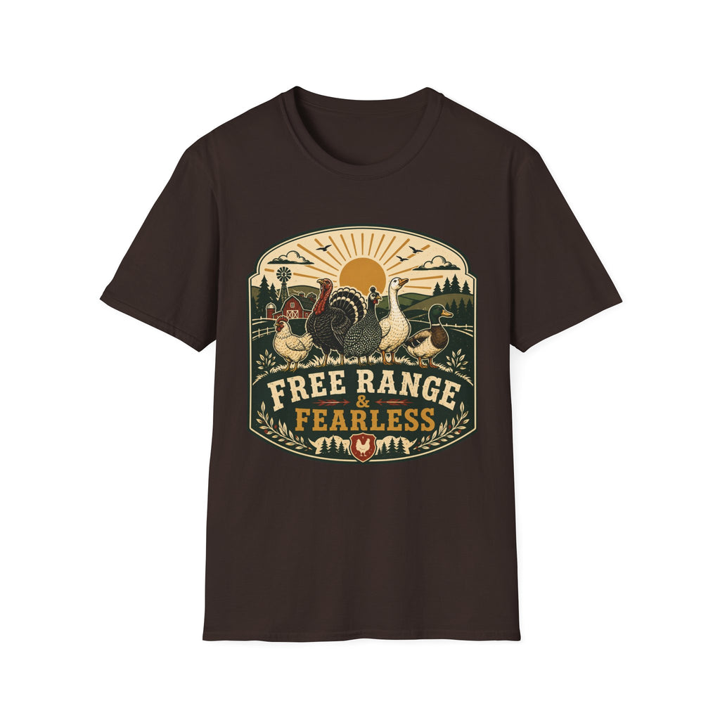 Free Range Fearless Turkey T-shirt, photo 7