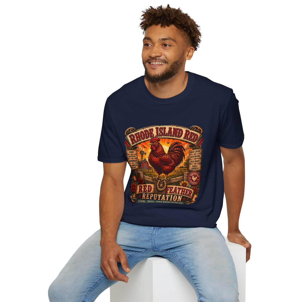Rhode Island Red Reputation T-Shirt — Heritage Breed Graphic Tee