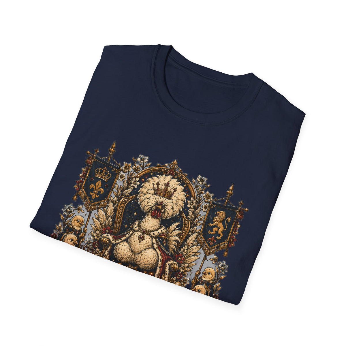 Royal Fluffiness — Queen of Eggs, ruler of the coop Polish Chicken T-Shirt