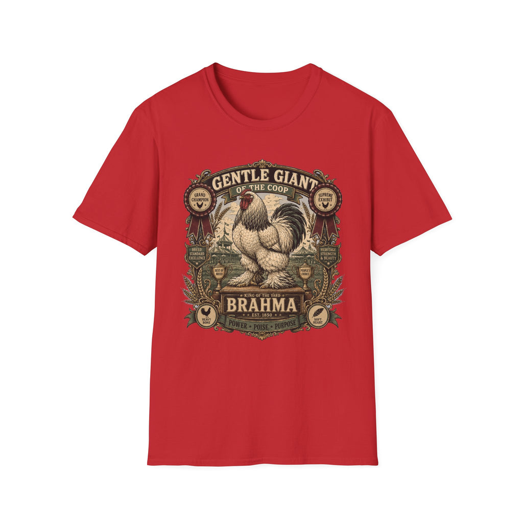 Gentle Giant Heritage Brahma T-Shirt — Prize Rooster Badge Tee