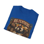 Big Feathers, Bigger Reputation Brahma T-Shirt — Bold Rooster Graphic Tee