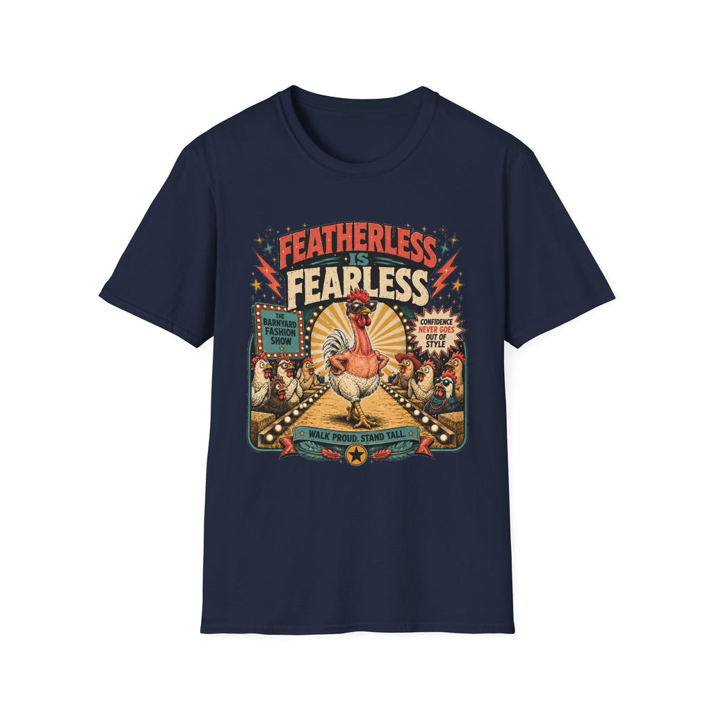 Featherless is Fearless Fashion Show Naked Neck T-shirt, photo 6