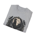 The Midnight Monarch Ayam Cemani T-Shirt — Moonlit Rooster Graphic Tee