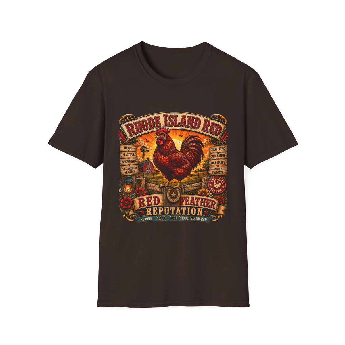 Rhode Island Red Reputation T-shirt, photo 4
