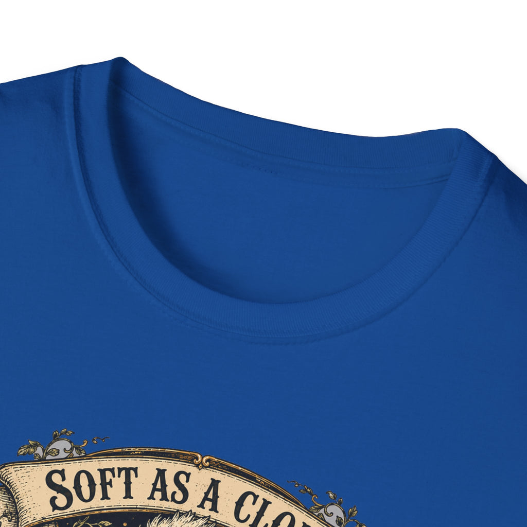 Soft as a Cloud Silkie T-Shirt — Floral Wreath Hen Tee