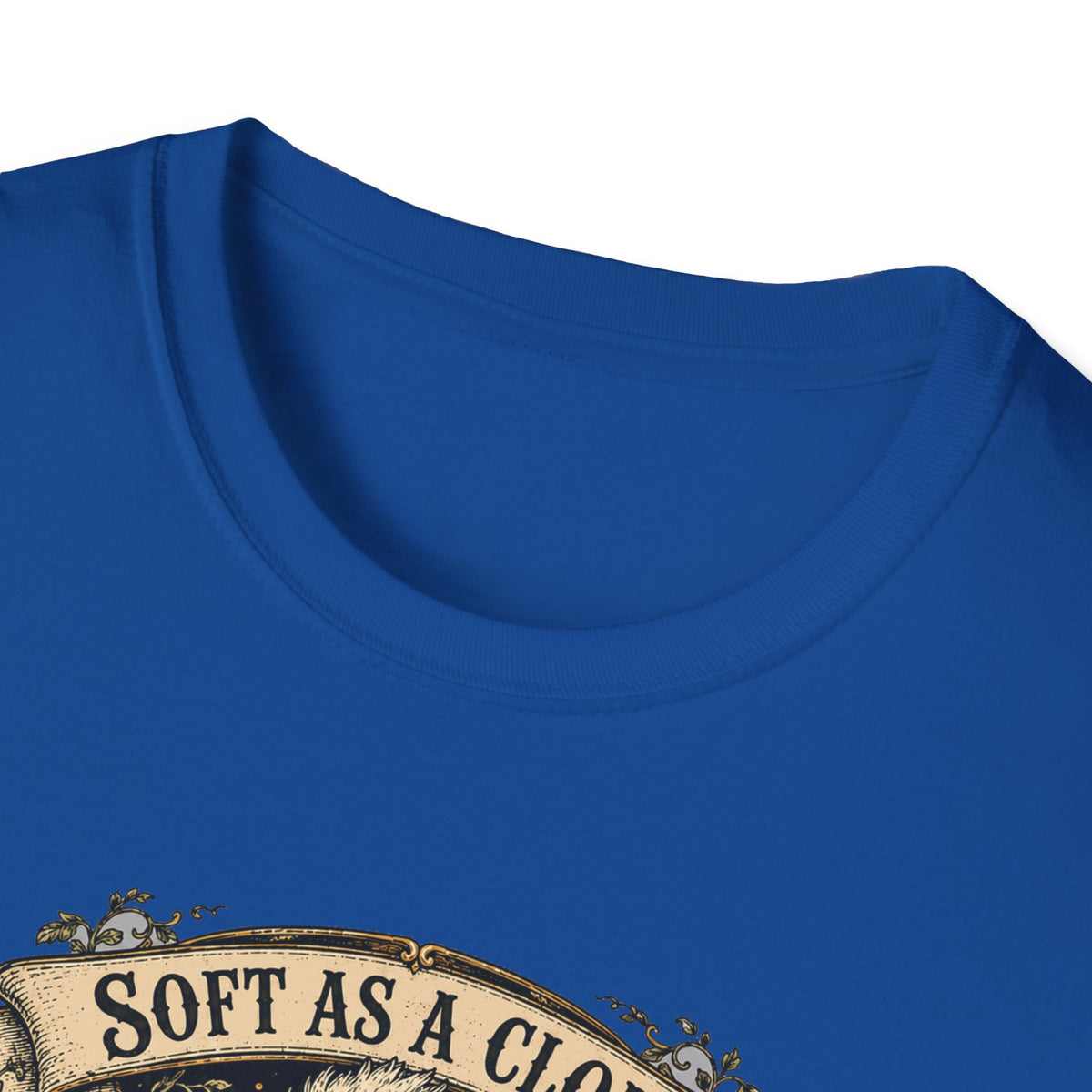 Soft as a Cloud Silkie T-Shirt — Floral Wreath Hen Tee