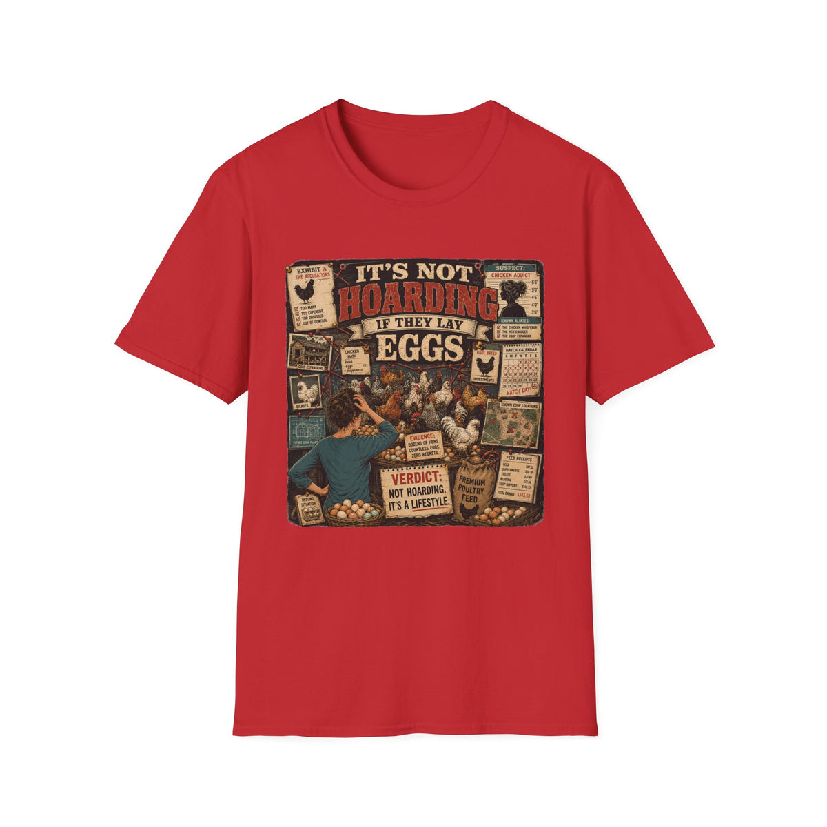 It's Not Hoarding If They Lay Eggs T-shirt, photo 3