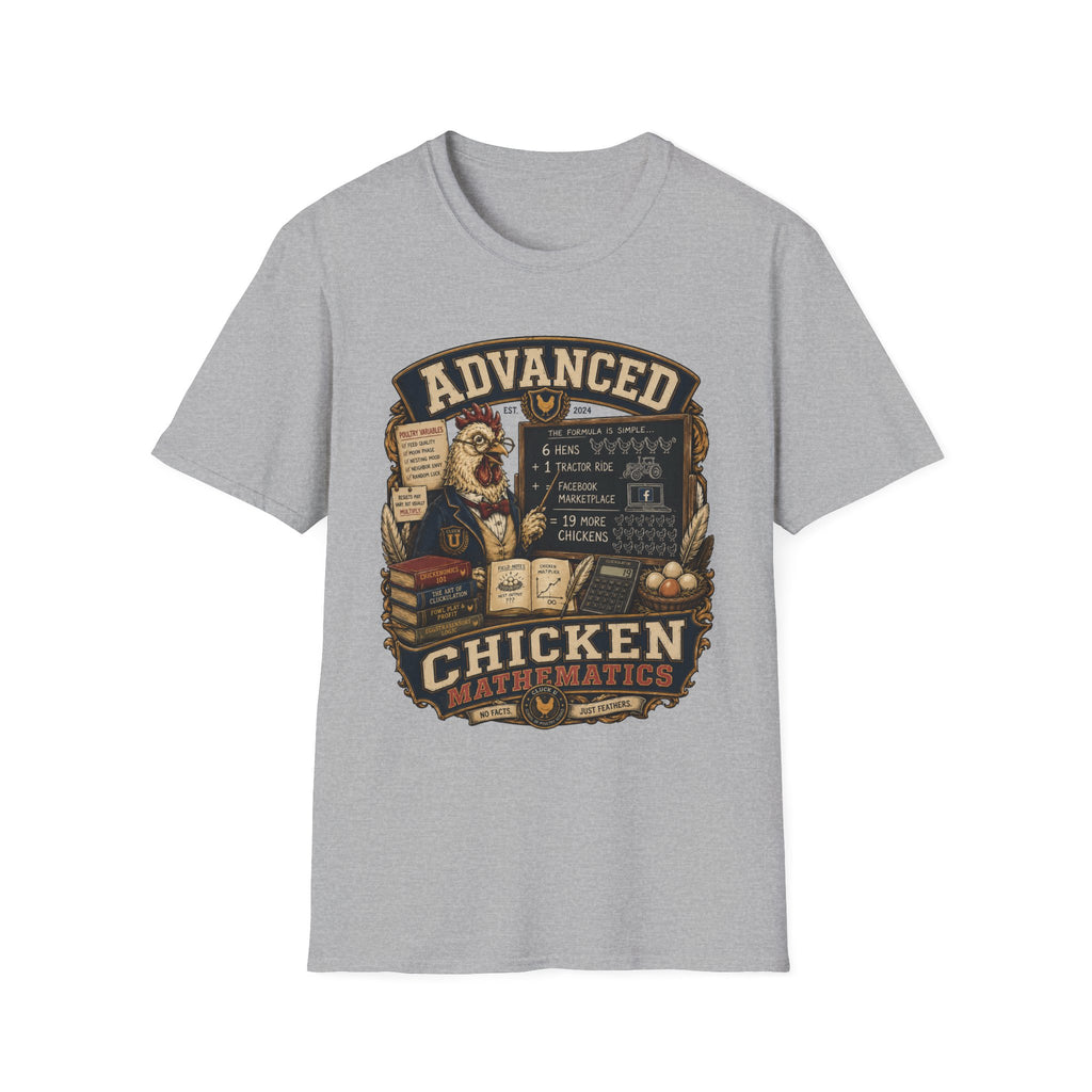 Advanced Chicken Mathematics T-shirt, photo 3