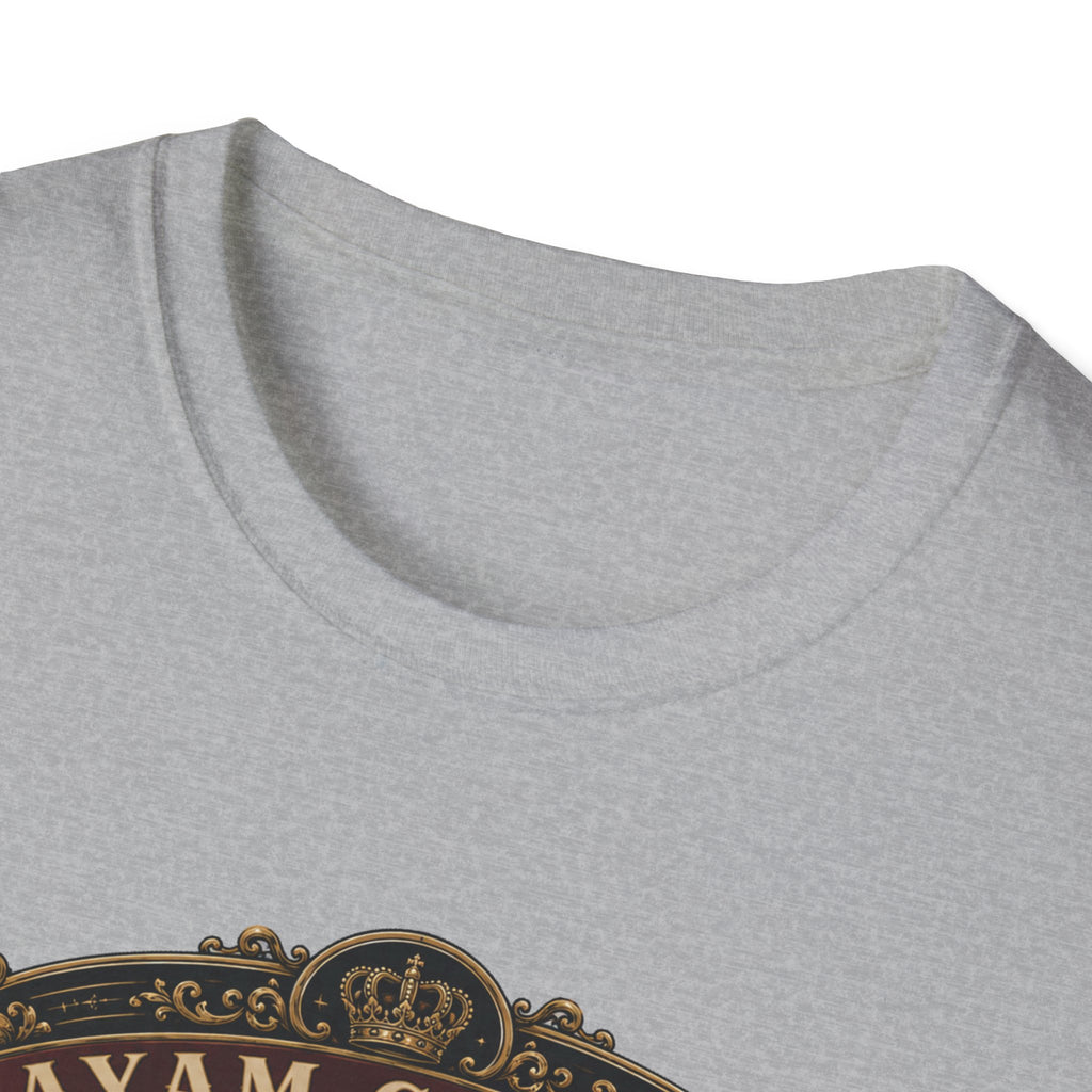 Ayam Cemani Heritage Badge T-Shirt — Rare All-Black Rooster Graphic Tee