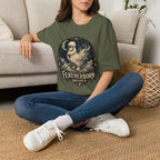 Featherborn Dreamer Silkie T-Shirt — Celestial Moonlit Hen Tee
