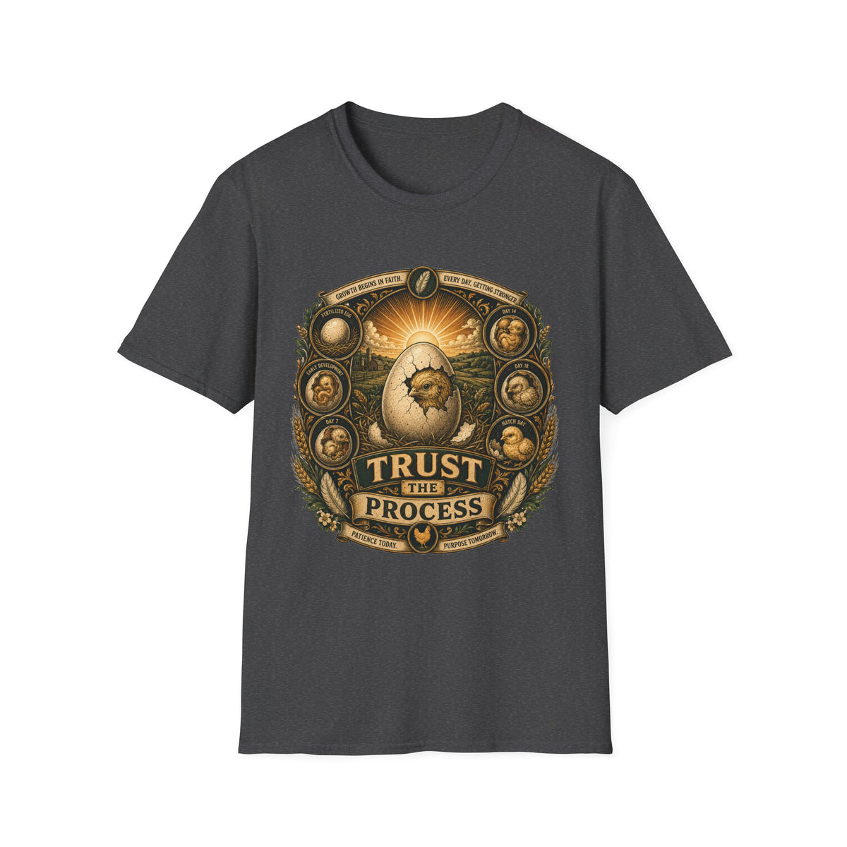 Trust the Process Hatching Emblem T-shirt, photo 8