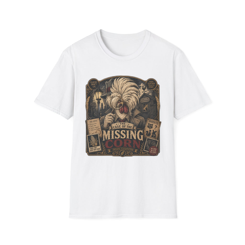 The Case of the Missing Corn Polish Chicken T-shirt, photo 2