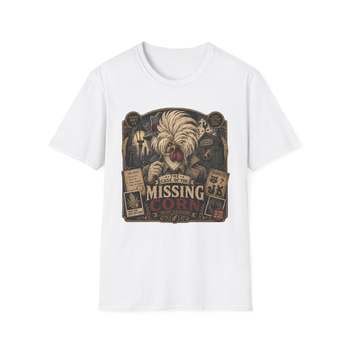 The Case of the Missing Corn Polish Chicken T-shirt, photo 2