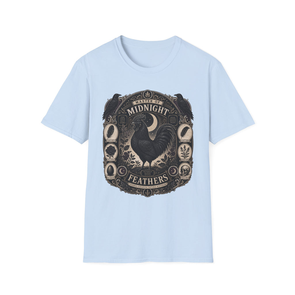 Master of Midnight Feathers Ayam Cemani T-shirt, photo 8