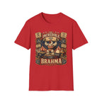 Incredible Feathered Strongman Brahma T-Shirt — Vintage Poster Rooster Tee