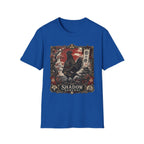 Shadow Samurai Ayam Cemani T-Shirt — Sunset Blossom Warrior Rooster Tee