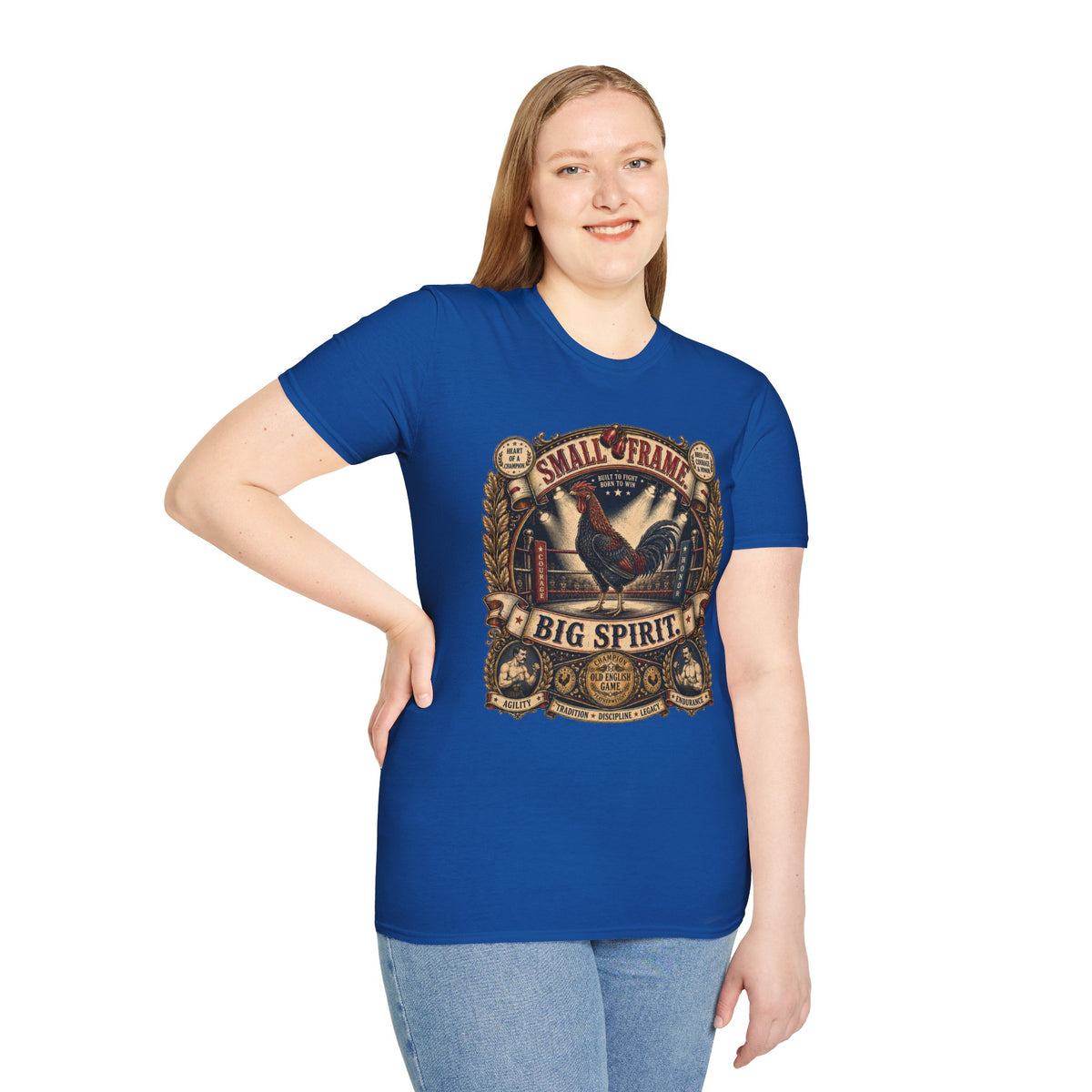 Champion of the Ring Old English Game T-Shirt — Fighting Breed Heritage Tee
