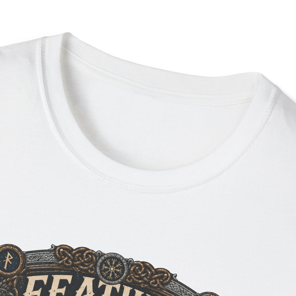 Feather of the North Brahma T-Shirt — Nordic Warrior Rooster Tee