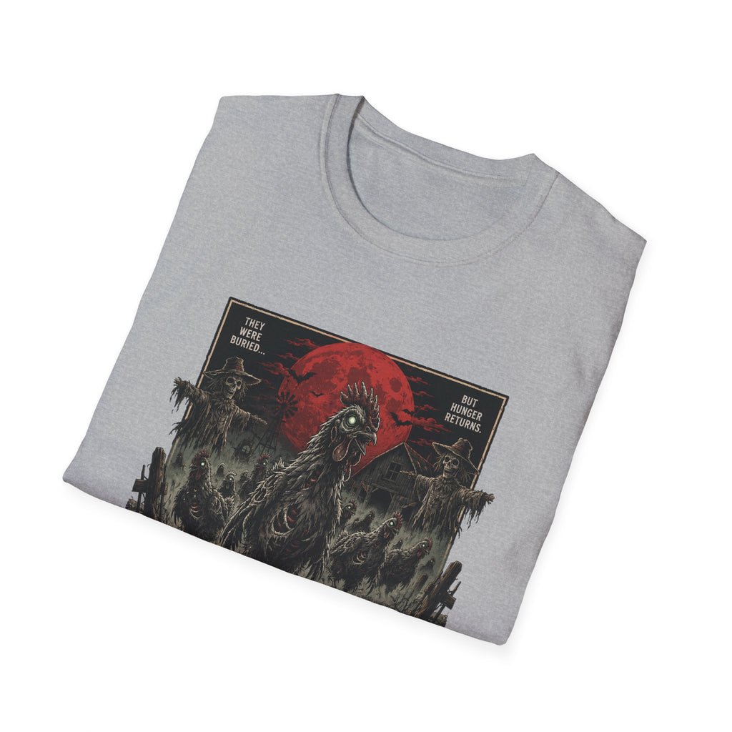 Rise of the Undead Poultry T-Shirt — Zombie Chicken Uprising Tee