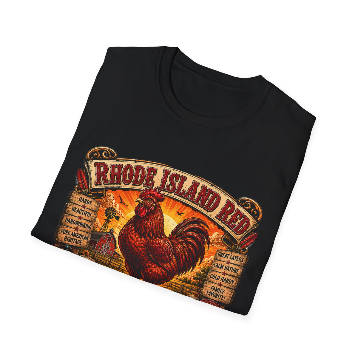 Rhode Island Red Reputation T-Shirt — Heritage Breed Graphic Tee